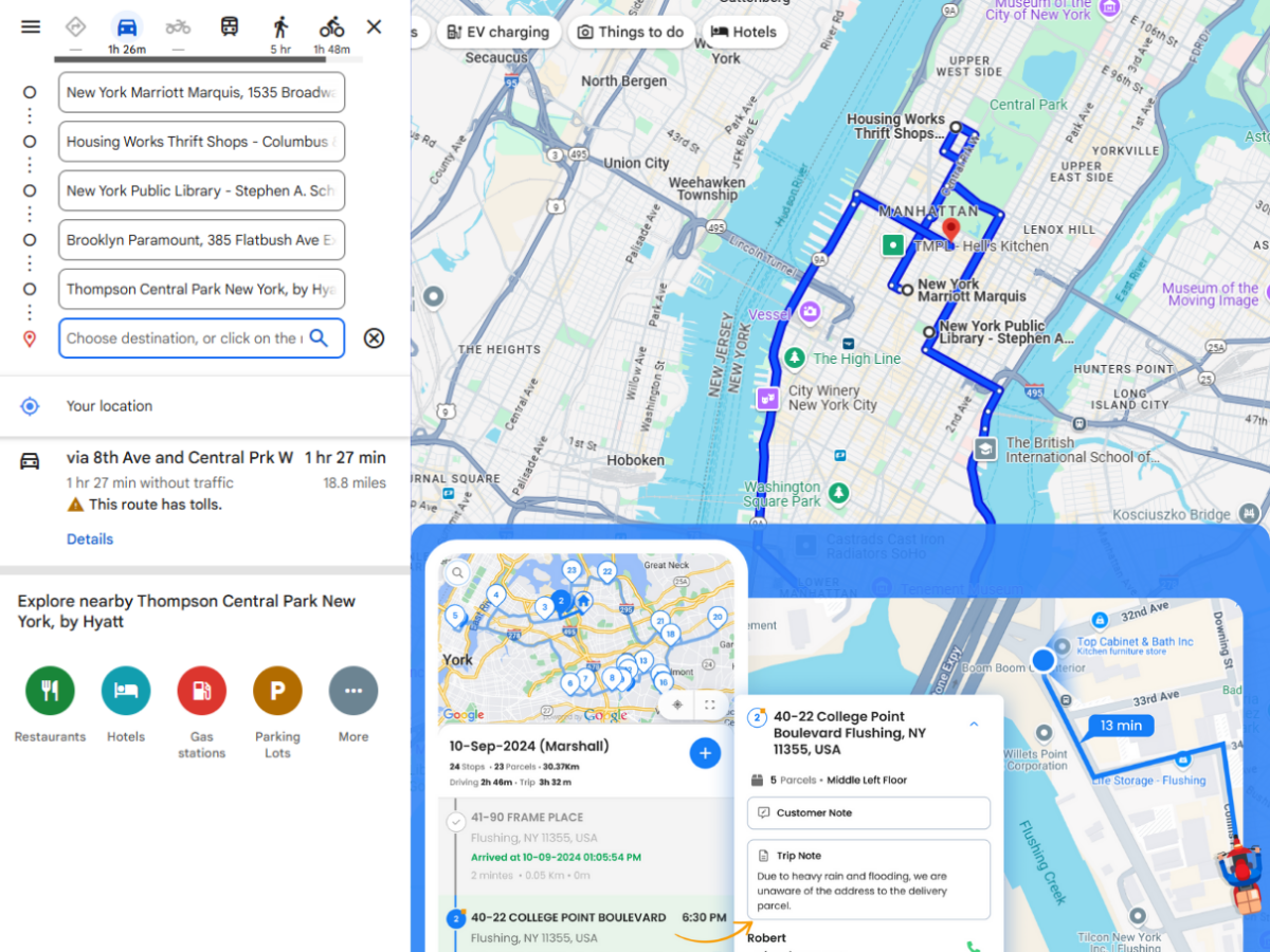 Difference Between Google Maps And Route Optimization Software, Zeo Route Planner