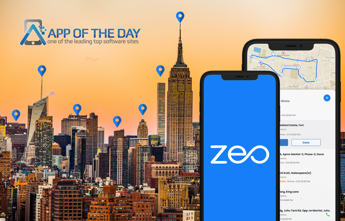 Appbanner 1, Zeo Route Planner