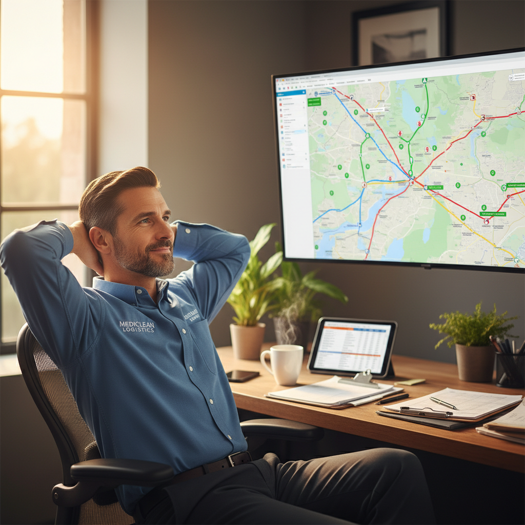 2026 06 01 Hospital Linen Delivery Scheduling Challenges Featured, Zeo Route Planner